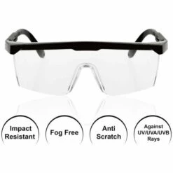 STARLIGHT Lunettes, Protection Anti-Buée Et UV, Lunettes Claires, Lunettes Pour Enfants, Batailles De Pistolet Nerf, Construction, Bricolage, Laboratoire, Soudage, Chimie, Usage Personnel 2 Pièces -Promos Protection des yeux : lunettes et masque Magasin 43854792 4