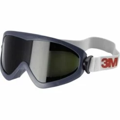 3M - Surlunette De Protection Avec Verres En Polycarbonate Gris IR5.0, EN169:2002, 3M 2895s - Noir, Blanc