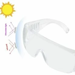 BRIDAY Lunettes De Sécurité Pour Porteurs De Lunettes, Protection Contre Le Vent Et Les UV, Lunettes De Protection -Promos Protection des yeux : lunettes et masque Magasin 44933639 5
