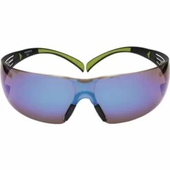3M DEUTSCHLAND GMBH Lunettes De Protection SecureFit-SF400 Branches Noir/vert Verres Bleu Anti-refle 7100078880
