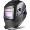ALMI Masque De Soudage Avec Gamme Réglable D'ombre DIN 9-13 Et Protection UV 16 Etapes. Casque De Soudage Pour MMA. MIG / MAG.TIG Et Polissage. 5 Verres De Protection. Noir
