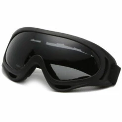 Lunettes De Ski Masques Snowboard,Motoneige Moto Lunettes Ski Goggles Protection Lunettes Lens Anti-poussière, UV Protection,Anti-Buée, Coupe-Vent Pour Garçons Et Filles, Hommes & Femme (Gris) GrooFoo