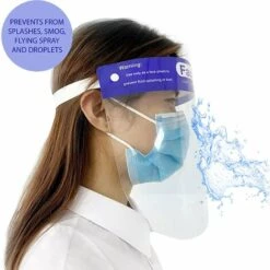 Visière De Protection Réglable Haute Transparence Protection Des Garçons Et D'adultes En Plastique Pet Écran Facial De Protection Anti-buée (5)，Starlight -Promos Protection des yeux : lunettes et masque Magasin 47466907 3