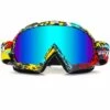ELLE Lunettes De Moto, Lunettes De Vélo De Saleté VTT Lunettes De Sécurité Anti-UV Lunettes De Motocross Coupe-vent Anti-poussière Lunettes De Moto Anti-rayures Pour Le Cyclisme Équitation/escalade/ski,taille