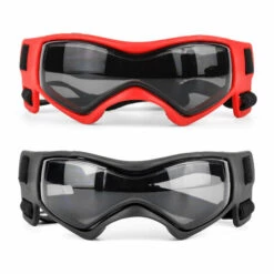 ASUPERMALL Lunettes De Soleil Pour Chien De Protection Lunettes Réglables Pour Animaux De Compagnie Pour Petits Chiens De Taille Moyenne, Noir - Noir -Promos Protection des yeux : lunettes et masque Magasin 49302130 4