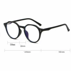 ELLE Lunettes Polygonales Anti-lumière Bleue Miroir Plat Femme Version Coréenne Du Cadre TR Tendance, Cadre écaille De Tortue -Promos Protection des yeux : lunettes et masque Magasin 50848893 2