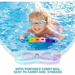 Lunettes De Natation Pour Enfant Triomphe Lot De 1 Paires Lunettes De Piscine Antibuée Aucune Fuite Anti-UV Longueur Avec Pince-Nez Réglable Lunette Piscine Enfant Pour Fille Garçon 3-13 Ans（Sirène） -Promos Protection des yeux : lunettes et masque Magasin 50949681 4
