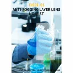 ELLE Lunettes Anti-buée Et Anti-lumière Bleue, Monture De Lunettes Anti-pollen, Miroir Et Anti-poussière, Blanc -Promos Protection des yeux : lunettes et masque Magasin 51376693 4