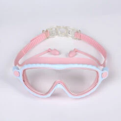 ZHUOXUAN Lunettes De Natation Pour , Grand Cadre, Anti-buée, Lunettes De Natation Pour Enfants, Professionnels HD étanches, Lunettes De Plongée Pour Pour Piscine.rose