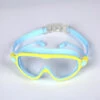 ZHUOXUAN Lunettes De Natation Pour , Grand Cadre, Anti-buée, Lunettes De Natation Pour Enfants, Professionnels HD étanches, Lunettes De Plongée Pour Pour Piscine,blue.a