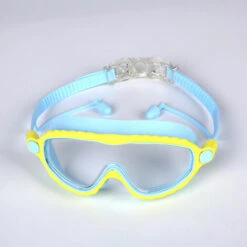 ZHUOXUAN Lunettes De Natation Pour , Grand Cadre, Anti-buée, Lunettes De Natation Pour Enfants, Professionnels HD étanches, Lunettes De Plongée Pour Pour Piscine,blue.a