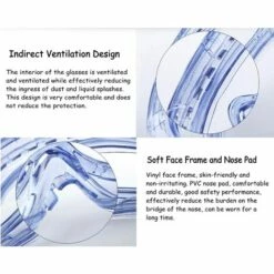 LITZEE Lunettes De Sécurité Parfaites, Lunettes Anti-buée à Vision Intégrale, également Pour Les Porteurs De Lunettes, Anti-Rayures Et Incassables, Pour Chantiers De Construction, Laboratoires Et Ateliers -Promos Protection des yeux : lunettes et masque Magasin 51546892 4