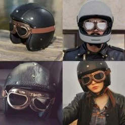 LITZEE Lunettes De Protection Pour Pilote De Moto / Aviateur, Verres Colorés -Promos Protection des yeux : lunettes et masque Magasin 51556915 3