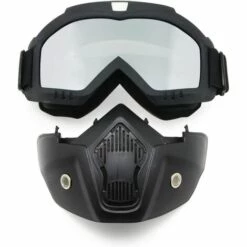 LITZEE Moto Dirt Bike ATV Lunettes Masque Détachable Protéger Rembourrage Casque Lunettes De Soleil Route Riding UV Lunettes De Moto Tablettes De Mercure