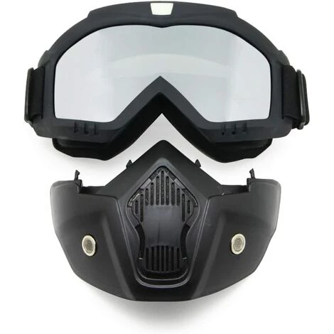 LITZEE Moto Dirt Bike ATV Lunettes Masque Détachable Protéger Rembourrage Casque Lunettes De Soleil Route Riding UV Lunettes De Moto Tablettes De Mercure 1 LITZEE Moto Dirt Bike ATV Lunettes Masque Détachable Protéger Rembourrage Casque Lunettes De Soleil Route Riding UV Lunettes De Moto Tablettes De Mercure