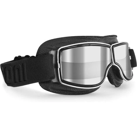 CADEAU Lunettes Vintage Moto Lunettes Aviateurs Cuir Noir Pour Casques 1 CADEAU Lunettes Vintage Moto Lunettes Aviateurs Cuir Noir Pour Casques