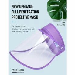 Visière De Sécurité Protectrice, Visière De Protection Anti-éclaboussures Anti-éclaboussures, Visière De Protection Universelle Réutilisable Visière De Protection Macaron -Promos Protection des yeux : lunettes et masque Magasin 52778370 5