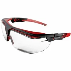 Honeywell AIDC Avatar OTG 1035811 Lunettes De Protection Noir, Rouge