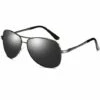 GroupM Lunettes De Soleil Lunettes De Soleil Polarisées Lunettes De Soleil Pour Hommes Varicolor Jambes De Printemps (lentilles C2 Noires Et Grises Avec Montures De Pistolet)