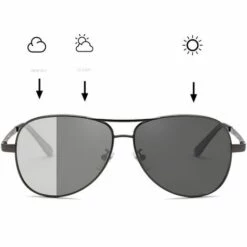 GroupM Lunettes De Soleil Lunettes De Soleil Polarisées Lunettes De Soleil Pour Hommes Varicolor Jambes De Printemps (lentilles C2 Noires Et Grises Avec Montures De Pistolet) -Promos Protection des yeux : lunettes et masque Magasin 52935353 3