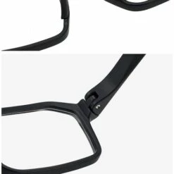 GroupM Montures De Lunettes De Sport Résistantes Aux Chocs Montures Résistantes Pour Le Cyclisme En Plein Air Montures TR Ultralégères Lunettes De Basket-ball Montures Myopes (gris Noir) -Promos Protection des yeux : lunettes et masque Magasin 52935518 2