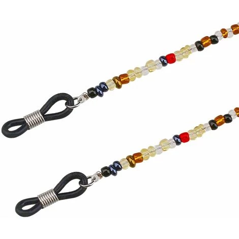 BRIDAY Chaîne De Lunettes Perlée, Porte-chaîne De Lunettes, Lunettes Antidérapantes, Sangle De Lunettes De Soleil, Sangle De Lunettes. 4 BRIDAY Chaîne De Lunettes Perlée, Porte-chaîne De Lunettes, Lunettes Antidérapantes, Sangle De Lunettes De Soleil, Sangle De Lunettes. – Image 4