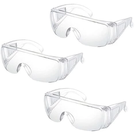 BRIDAY 3 Paires De Lunettes De Sécurité Transparentes Lunettes De Sécurité Industrielles De Laboratoire Lunettes Anti-buée Anti-rayures 1 BRIDAY 3 Paires De Lunettes De Sécurité Transparentes Lunettes De Sécurité Industrielles De Laboratoire Lunettes Anti-buée Anti-rayures