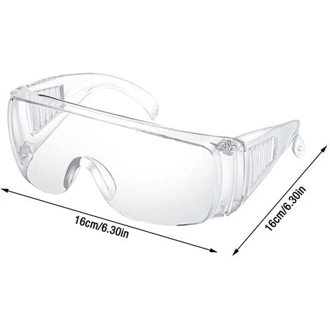 BRIDAY 3 Paires De Lunettes De Sécurité Transparentes Lunettes De Sécurité Industrielles De Laboratoire Lunettes Anti-buée Anti-rayures 2 BRIDAY 3 Paires De Lunettes De Sécurité Transparentes Lunettes De Sécurité Industrielles De Laboratoire Lunettes Anti-buée Anti-rayures – Image 2
