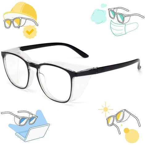 BRIDAY Femmes Anti-buée Carré Lunettes De Sécurité Hommes Anti-rayures Lentille Anti-lumière Bleue Sangle Lunettes Lunettes 1 BRIDAY Femmes Anti-buée Carré Lunettes De Sécurité Hommes Anti-rayures Lentille Anti-lumière Bleue Sangle Lunettes Lunettes