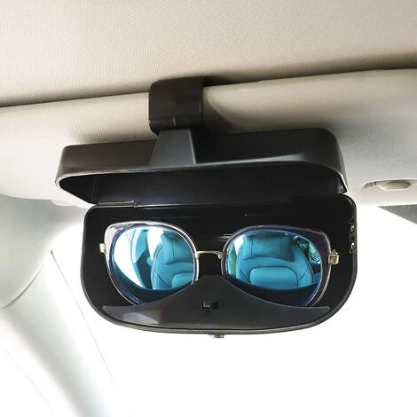 BRIDAY Étui à Lunettes De Voiture Avec Zone D'aspiration Magnétique Et Zone D'insertion De Carte (noir) 2 BRIDAY Étui à Lunettes De Voiture Avec Zone D'aspiration Magnétique Et Zone D'insertion De Carte (noir) – Image 2