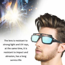 SUPERSELLER Lunettes De Sécurité De Soudage à Assombrissement Automatique à énergie Solaire Lunettes Professionnelles Anti-soudure UV Protègent Les Yeux - -Promos Protection des yeux : lunettes et masque Magasin 53626285 4