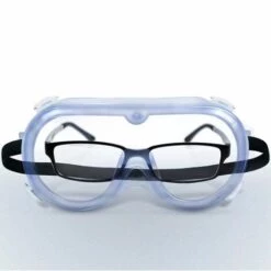 Lunettes De Protection Anti-buée Avec Verres Transparents Et Larges Visions, Réglables Contre Les Projections De Produits Chimiques, Souples Et Légères，Fontainebleau -Promos Protection des yeux : lunettes et masque Magasin 53912280 4