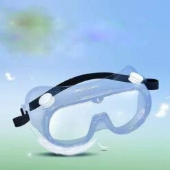 Lunettes De Protection Anti-buée Avec Verres Transparents Et Larges Visions, Réglables Contre Les Projections De Produits Chimiques, Souples Et Légères，Fontainebleau -Promos Protection des yeux : lunettes et masque Magasin 53912280 5