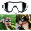 MERKMAK Lunettes De Soleil Pour Chien Reglables, Anti-Uv, Anti-Poussiere Anti-Buee, Protection Des Yeux, Coupe-Vent, Impermeables Pour Chien Moyen Ou Grand