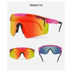 THSINDE Pit Viper Series C Uv400 Lunettes De Soleil Polarisées Pour Sports De Plein Air C9