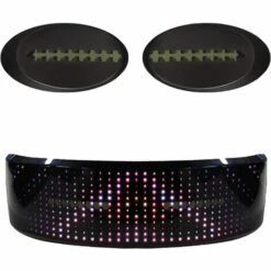 ILOVEMILAN Lunette LED Lunettes Lumineuses Avec Motifs Personnalisables Rechargeables Par USB, Fêtes De Carnaval, Discothèques -Promos Protection des yeux : lunettes et masque Magasin 55169273 3