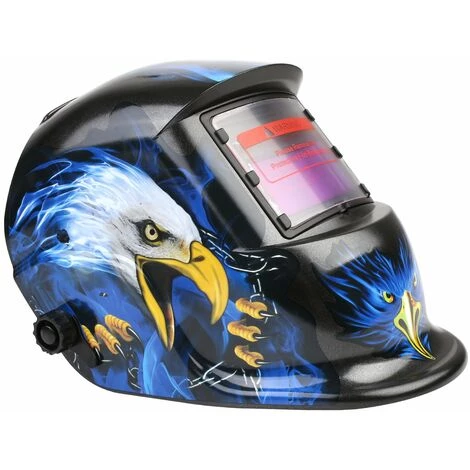 Homfa Masque De Soudage, Masque De Soudure Auto Assombrissement Solaire, DIN 9-13, Grand Champ De Vision, 5 Verres De Protection, Pour MIG / MAG / TIG / Soudage L'Arc (Aigle Américain) 1 Homfa Masque De Soudage, Masque De Soudure Auto Assombrissement Solaire, DIN 9-13, Grand Champ De Vision, 5 Verres De Protection, Pour MIG / MAG / TIG / Soudage L'Arc (Aigle Américain)