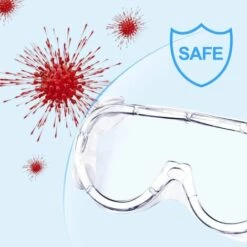 ALMI 6 Paires Lunettes De Sécurité Lunettes De Protection De Sécurité Lunettes Résistantes Aux Éclaboussures Chimiques Lunettes Ajustables Transparentes Pour Maison, Laboratoire 7 ALMI 6 Paires Lunettes De Sécurité Lunettes De Protection De Sécurité Lunettes Résistantes Aux Éclaboussures Chimiques Lunettes Ajustables Transparentes Pour Maison, Laboratoire -Promos Protection des yeux : lunettes et masque Magasin 55344025 3