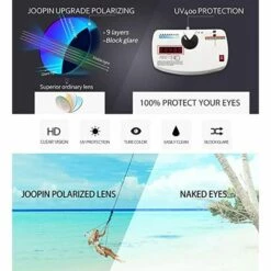 ILOVEMILAN Lunette De Soleil Femme Polarisée Lunettes Surdimensionnées UV400 à La Mode Et Lunette De Soleil Classique Grand Cadre -Promos Protection des yeux : lunettes et masque Magasin 55524027 5