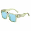 ILOVEMILAN Lunette De Soleil Femme Polarisée Lunettes Surdimensionnées UV400 à La Mode Et Lunette De Soleil Classique Grand Cadre(vert)