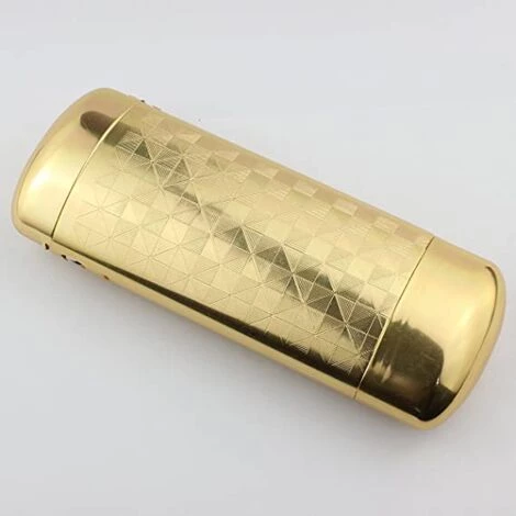 PERLE RARE Étui à Lunettes En Plastique Dur(Doré) 5 PERLE RARE Étui à Lunettes En Plastique Dur(Doré) – Image 5