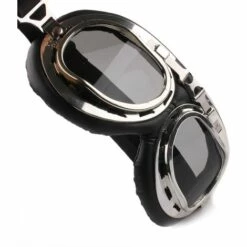 BARES Butterme Lunettes De Moto Raf Aviator Pilot Vintage Biker Cruiser Pilot Lunettes D'aviation Croiseurs De Motocross Oeil Windproof Sun UV Vent Protect Mask Casque Lunettes Sport De Protection Lunettes De Sécurité(Marron Foncé)