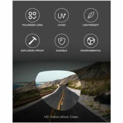 THSINDE Pit Viper Series C Uv400 Lunettes De Soleil Polarisées Pour Sports De Plein Air C2 TR90 14.9CM -Promos Protection des yeux : lunettes et masque Magasin 55829334 4