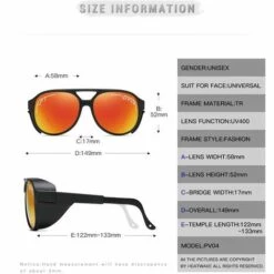 THSINDE Pit Viper Series C Uv400 Lunettes De Soleil Polarisées Pour Sports De Plein Air C5 TR90 14.9CM -Promos Protection des yeux : lunettes et masque Magasin 55829355 3