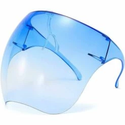 CADEAUX Masque De Protection Faciale Transparent Googles Lunettes De Soleil Visière Anti-buée Lunettes Transparentes Lunettes De Protection Bleu Adulte
