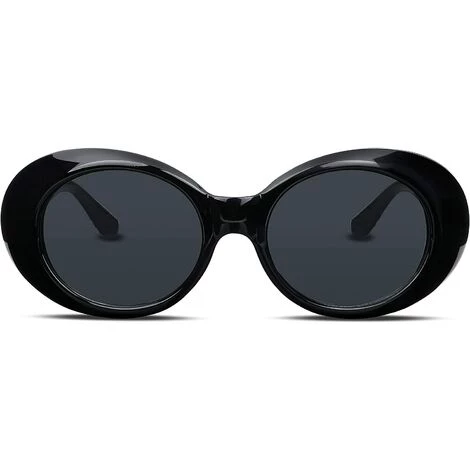 BENOBBY KIDS 2 Pièces Lunettes De Soleil Noires Clout Lunettes De Soleil Femmes Hommes Rétro Lunettes De Soleil Ovales Filles Garçons Lunettes De Soleil 3 BENOBBY KIDS 2 Pièces Lunettes De Soleil Noires Clout Lunettes De Soleil Femmes Hommes Rétro Lunettes De Soleil Ovales Filles Garçons Lunettes De Soleil – Image 3