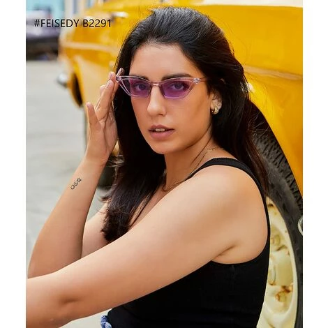 BENOBBY KIDS 2 Pièces Petites Lunettes De Soleil œil De Chat Vintage Carré Ombre Femmes Lunettes 4 BENOBBY KIDS 2 Pièces Petites Lunettes De Soleil œil De Chat Vintage Carré Ombre Femmes Lunettes – Image 4