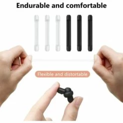 PERLE RARE 10 Paires Coussins D'Oreille En Silicone Pour Lunettes Coussinets De Lunettes Antidérapants Crochet D'Oreille Support De Sangle De Lunettes Pour Lunettes De Lecture (Color Set 2) -Promos Protection des yeux : lunettes et masque Magasin 56095677 4