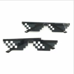 PERLE RARE Lunettes De Soleil Pixelated Mosaic Glasses Lunettes De Fête MLG Shades -Promos Protection des yeux : lunettes et masque Magasin 56652013 4