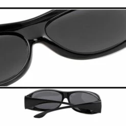 PERLE RARE Surlunettes De Soleil Polarisées - Surlunette Solaire Antireflet UV400 Pour Lunettes De Vue - Sur-Lunette De Soleil Homme Et Femme - Vélo, Randonnée, Pêche, Golf -Promos Protection des yeux : lunettes et masque Magasin 56652018 3